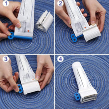 Rolling Tube Toothpaste Squeezer Toothpaste Seat Holder Stand - Justgrabit Inc.