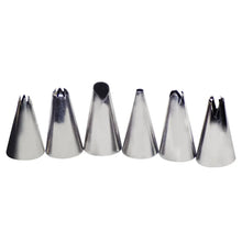 Cake Decorating Stainless Steel Nozzle (6pcs) - Justgrabit Inc.