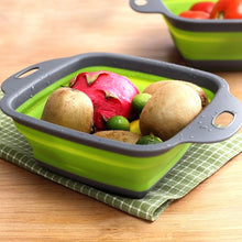 Silicone Square Plastic Folding Collapsible Durable Kitchen Sink Dish Rack - Justgrabit Inc.