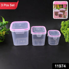 Kitchen Storage Container Set Of 3 Pcs (250, 500, 1000 ML) - Justgrabit Inc.
