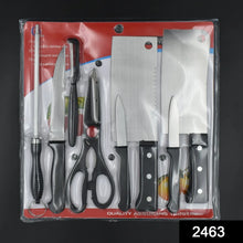 8 Piece Kitchen Knife Set for Kitchen - Justgrabit Inc.