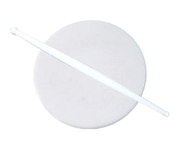 White Plastic Rolling Belan for Chapati Making - Justgrabit Inc.