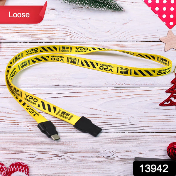2 in 1 Lanyard Strap USB Charging Cable (1 Pc / Loose) - justgrabit.in | Just Grab It