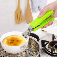 Stainless Steel Home Kitchen Anti - Scald Plate Take Bowl Dish Pot Holder - justgrabit.in | Just Grab It