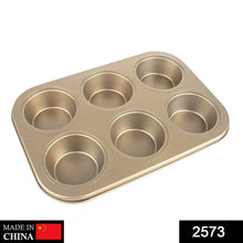 Round Shape Carbon steel Muffin Cupcake Mould Case Bakeware - Justgrabit Inc.