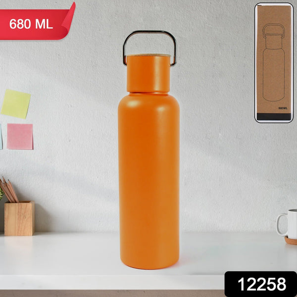 Water Bottle High Quality Premium Water Bottle Stainless Steel 680ml - justgrabit.in | Just Grab It