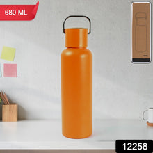 Water Bottle High Quality Premium Water Bottle Stainless Steel 680ml - justgrabit.in | Just Grab It