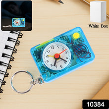 Mini Alarm Clock Keychain – 1PC Portable Quartz Analog Clock Key Ring - justgrabit.in | Just Grab It