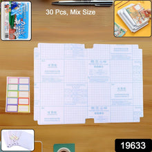 Premium Transparent Adhesive Book Cover Sheets (Mix Size / 30 Pc) - Justgrabit Inc.