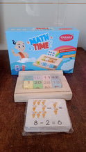 Wooden MathTime for Kids - Educational Math Card Game - justgrabit.in | Just Grab It