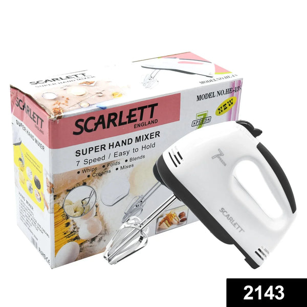 Compact Hand Electric Mixer / Blender for Whipping / Mixing with Attachments - Justgrabit Inc.