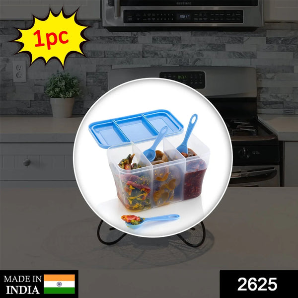 Plastic Square Storage Organiser Container (750ML Capacity) - Justgrabit Inc.