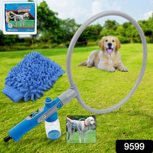 Pet Shower Sprayer, Cat Dog Grooming Bath Massager, With Microfiber Glove (1 Set) - justgrabit.in | Just Grab It