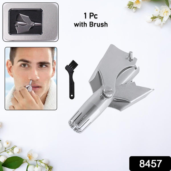 Stainless Steel Painless Nose Hair Remover (1 Pc) - justgrabit.in | Just Grab It