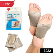Foot Arch Support for Men & Women | Medial Arch Support for Flat Feet Correction Sleeve with Cushion | Plantar Fasciitis Leg Foot Pain Relief Product | Foot Care for Orthopedic Shoes Slippers, (1 Pair) - Justgrabit Inc.