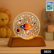 3D Creative Visualization Lamp – LED Night Ligh (1 Pc) - justgrabit.in | Just Grab It