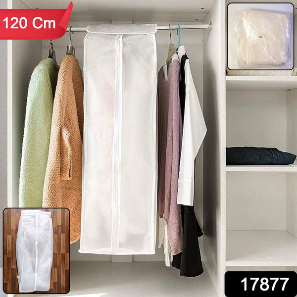 Premium Long Garment Cover (120 cm, 1 Pc) - justgrabit.in | Just Grab It