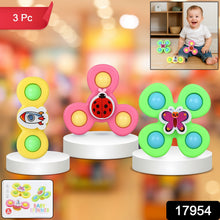 Colour Baby Spinner Toy Set – Suction Cup Sensory Spin Toys (3 Pc Set) - justgrabit.in | Just Grab It