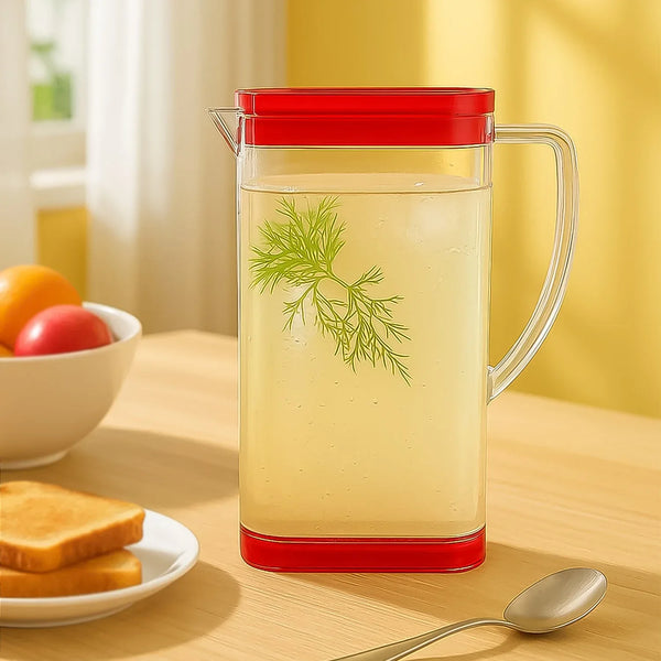 2000Ml Square Jug For Carrying Water And Types Of Juices And Beverages And All. - Justgrabit Inc.