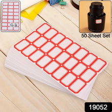 Multipurpose Writable Blank Label Sticker Sheets (50 Sheet) - Justgrabit Inc.