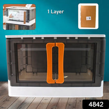 Plastic Folding Wardrobe Storage Organizer (1 Layer / 1 Pc) - Justgrabit Inc.
