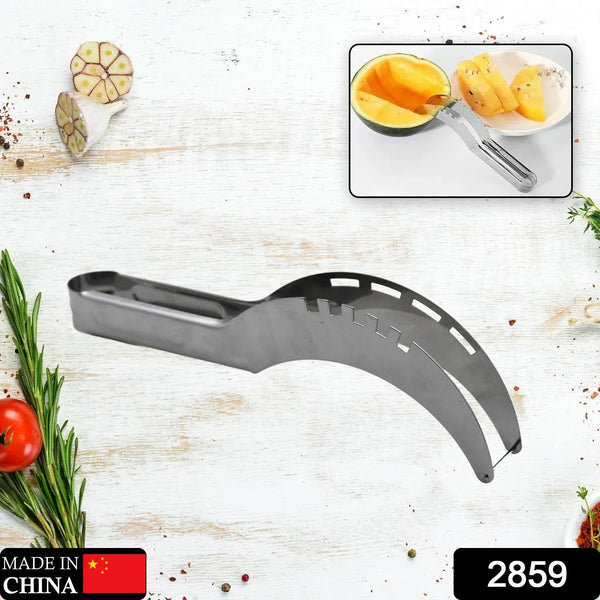 Stainless Steel Watermelon Cantaloupe Slicer Knife, Corer Fruit, Vegetable Tools Kitchen - justgrabit.in | Just Grab It