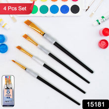 Premium Paint Brushes, Watercolor Acrylic Paint Brushes (4 Pcs Set) - justgrabit.in | Just Grab It