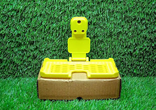 Multi - Purpose Yellow Wall Holder Stand for Mobile Charging - justgrabit.in | Just Grab It