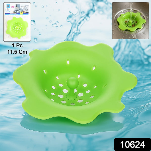 Flexible Silicone Sink Strainer & Drain Hair Catcher - justgrabit.in | Just Grab It