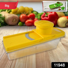 Big Multipurpose Vegetable and Fruit Slicer (Yellow / 1 Pc) - Justgrabit Inc.