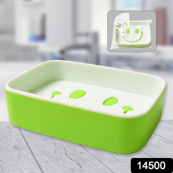 Portable Travel Soap Dish Box – Cute Cartoon Smile Face Draining Container - justgrabit.in | Just Grab It