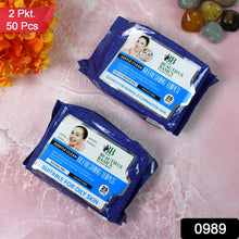 Beautiful Basics Normal & Oily Skin Face Wipes (2 Pkts x 50 Pcs Wipes) - justgrabit.in | Just Grab It