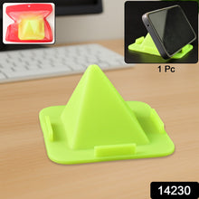 Universal Four - Sided Pyramid Mobile Holder Stand for Desk & Table (1 Pc) - justgrabit.in | Just Grab It