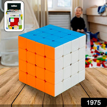 Small Puzzles Cubes 4×4×4 High Speed Sticker Less Magic Cube Game, Kids and Professionals Magic Cube Puzzle Toy, Pack of 1, 8+ Years - Justgrabit Inc.
