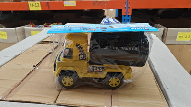 Big Heavy Duty Unbreakable Toy Truck with Sound | Friction Powered Oil - Water Tanker - justgrabit.in | Just Grab It