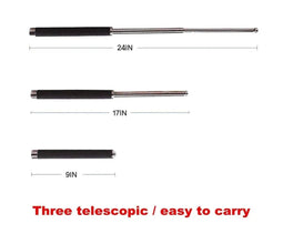 Multi - Function Collapsible Self Defense Stick Extended - Justgrabit Inc.