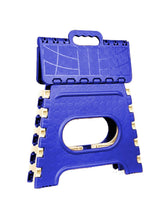 2009_12 Inch Plastic Folding Step Stool for Kids and Adults with Handle (Multicolor) - justgrabit.in | Just Grab It