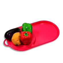 Plastic Kitchen Chopping Board with Tray – Convenient for Food Prep and Storage - Justgrabit Inc.