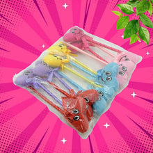 Cute Cartoon Shape & Heart Design Facy Writting Pen Attached Rattle | Ball Pen Smooth Writing For Wedding , Events & Multiuse Pen Best Pen l Use for Kids (12 Pcs Set Mix Design & Color) - Justgrabit Inc.
