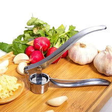 Stainless Steel Garlic Press Crusher ,Crusher ,Squeezer ,Masher ,and Lemon Juicer - Justgrabit Inc.