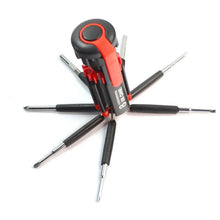 8 in 1 Multi - Function Screwdriver Kit with LED Portable Torch - justgrabit.in | Just Grab It