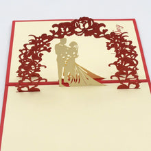 Unique 3D - Up Wishing Card (Wedding): 1 Pc - justgrabit.in | Just Grab It
