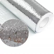 Aluminium foil for Kitchen and Aluminium Foil Paper Sticker Roll for Kitchen Wall, Drawers. (60cmx2Meter) - Justgrabit Inc.