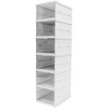 6 - Layer Stackable Foldable Storage Organizer Cart for Clothes, Kitchen, Closet & Bathroom - justgrabit.in | Just Grab It