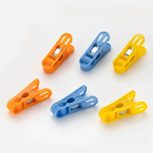 Cloth Drying Non - Slip Light Plastic Clips (Multicolour) (Pack of 12) - Justgrabit Inc.