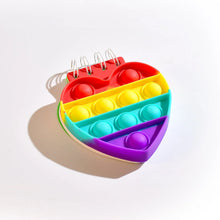 Heart pattern it Fidget Spiral Notebook Bubble Push Fidget Silicon Toy Book Stress Relief Anxiety School Stationery Notebook - Justgrabit Inc.