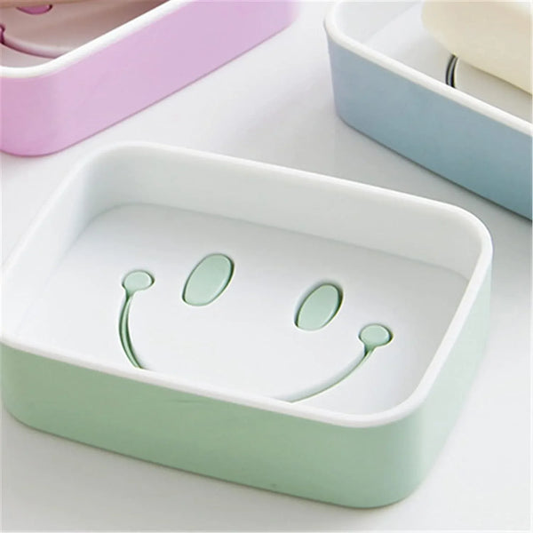 Soap Dish with Drain Soap Holder, Soap Saver Easy Cleaning, Soap Tray for Shower Bathroom Kitchen ,Sabudani (1 Pc) - justgrabit.in | Just Grab It