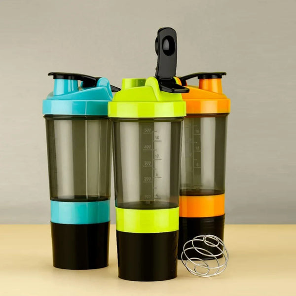Gym Shaker Bottle & shakers for Protein Shake (1 Pc) - Justgrabit Inc.