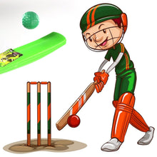 Plastic Cricket Bat and Ball Toy for Kids - Justgrabit Inc.