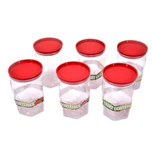 Air Tight Kitchen Storage Container (Approx - 1100Ml, Set of 6pcs) - justgrabit.in | Just Grab It